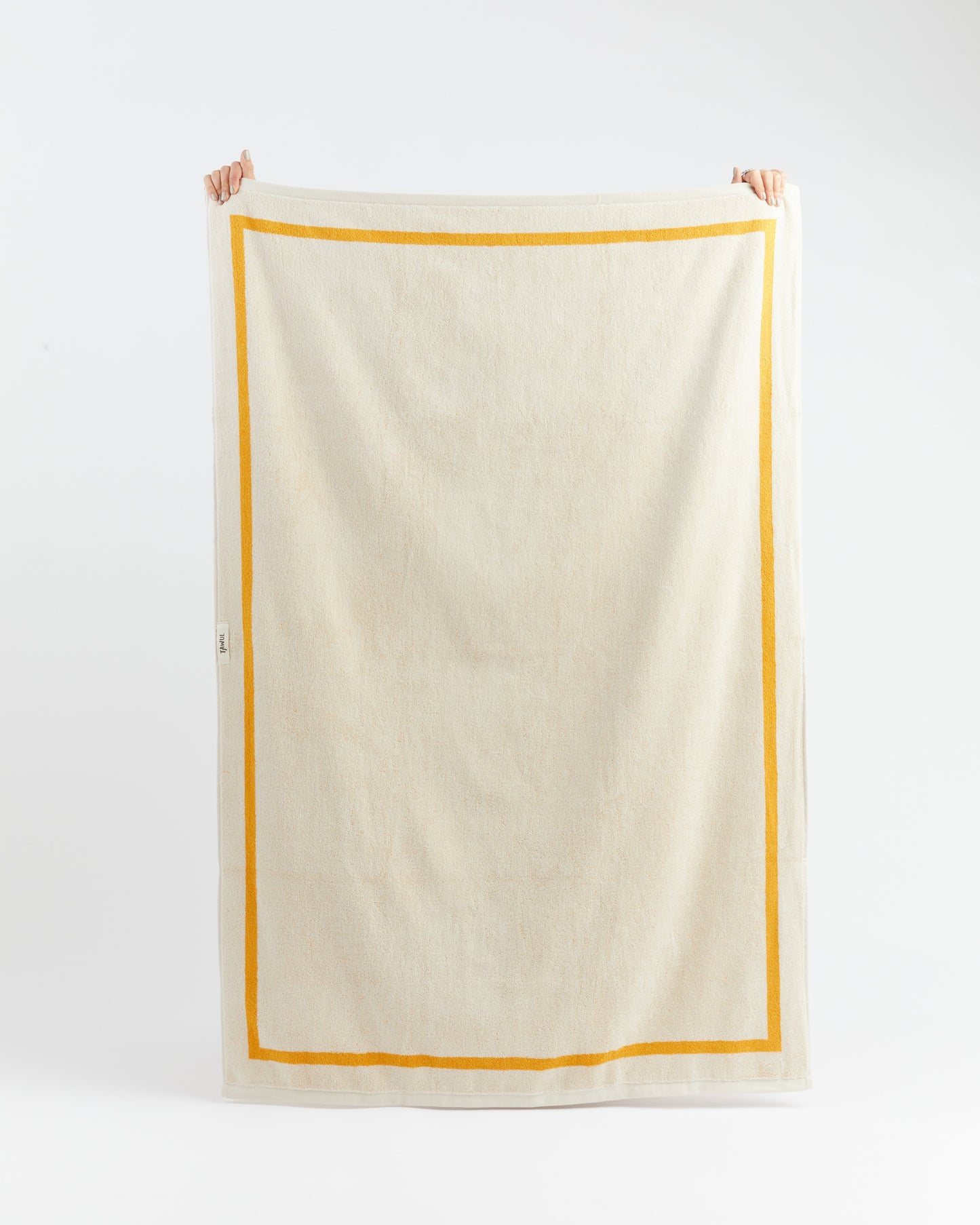 8 x Set of Classic Ecru and Yellow Towels