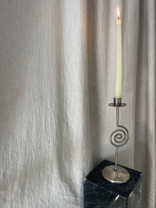 Vintage 1990s Chrome candlestick