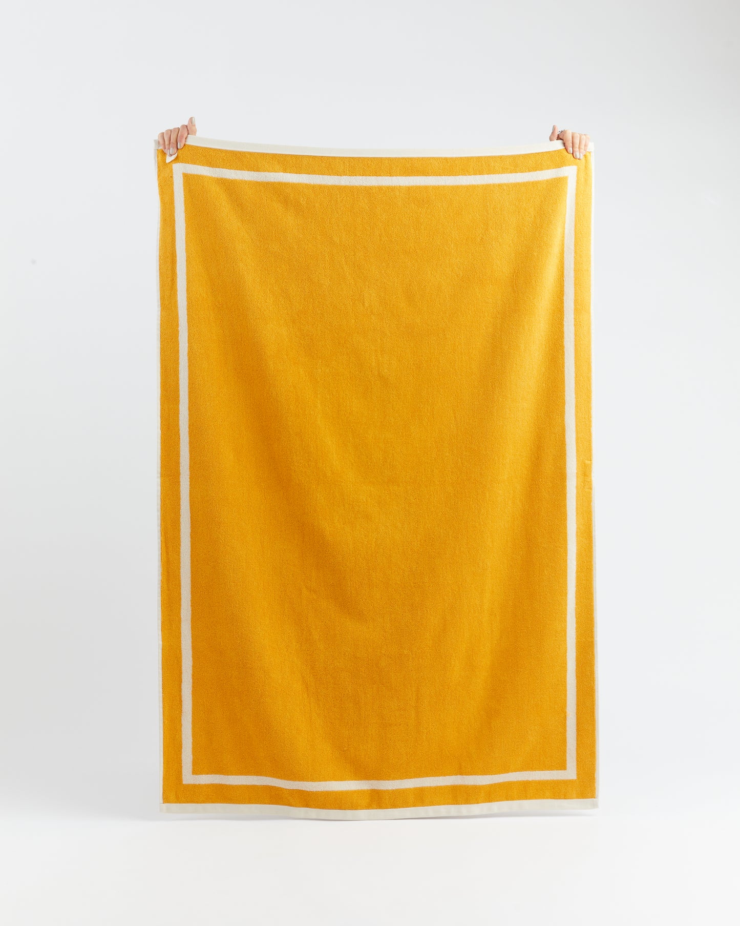 The Classic Ecru and Yellow Towel