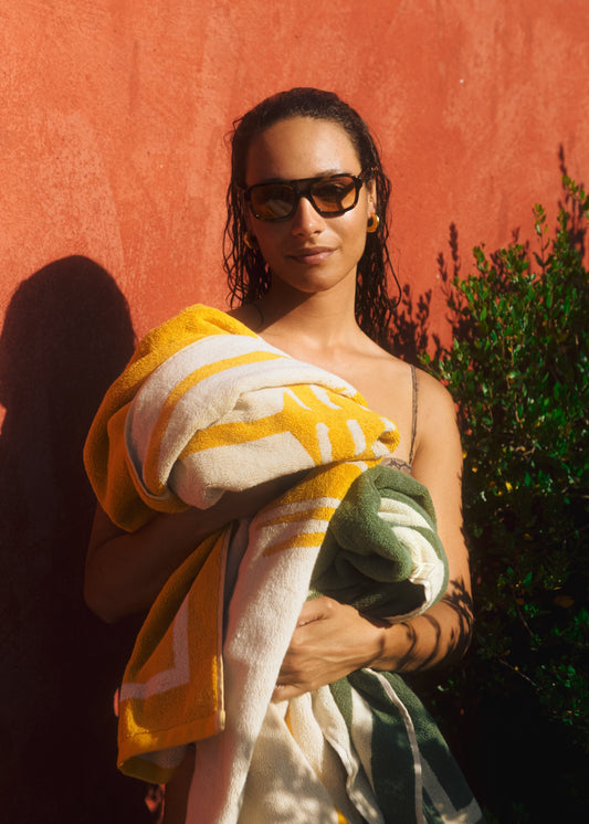 The Bee and Moth Towel Pair