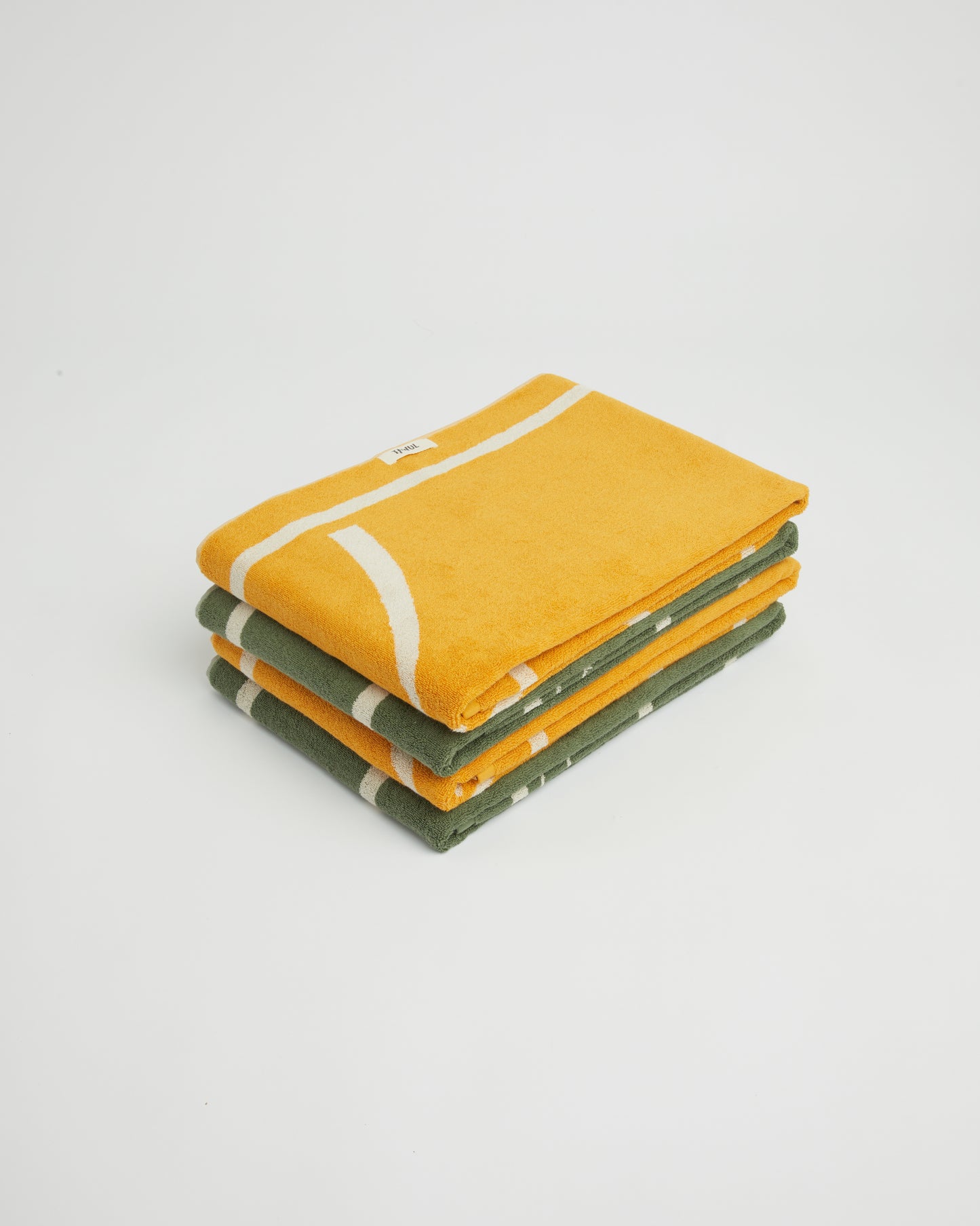 The Bee and Moth Towel pair Double