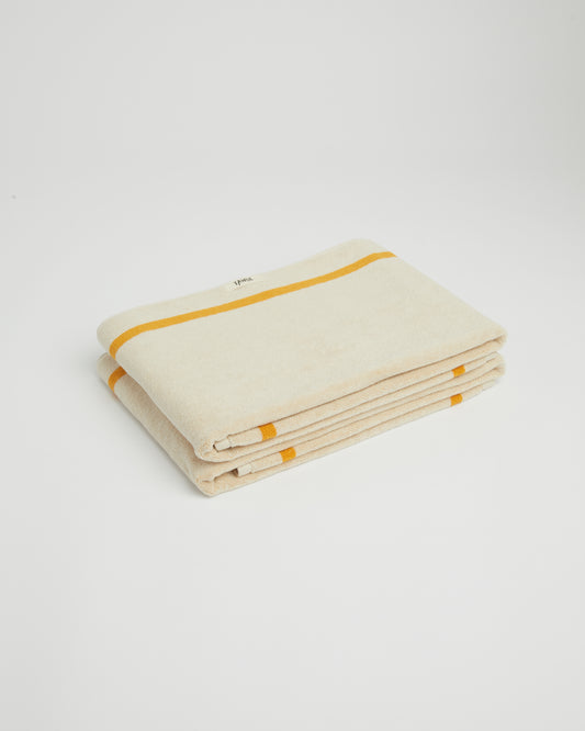 The Classic Ecru and Yellow Towel Pair